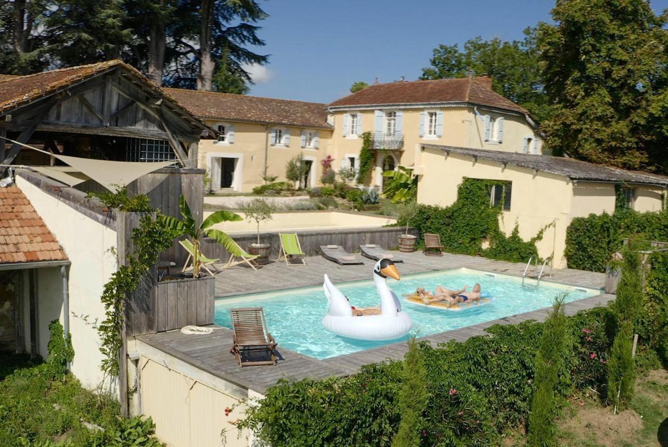 Clos Du Gaja Pres De Jazz In Marciac Troncens Exterior foto